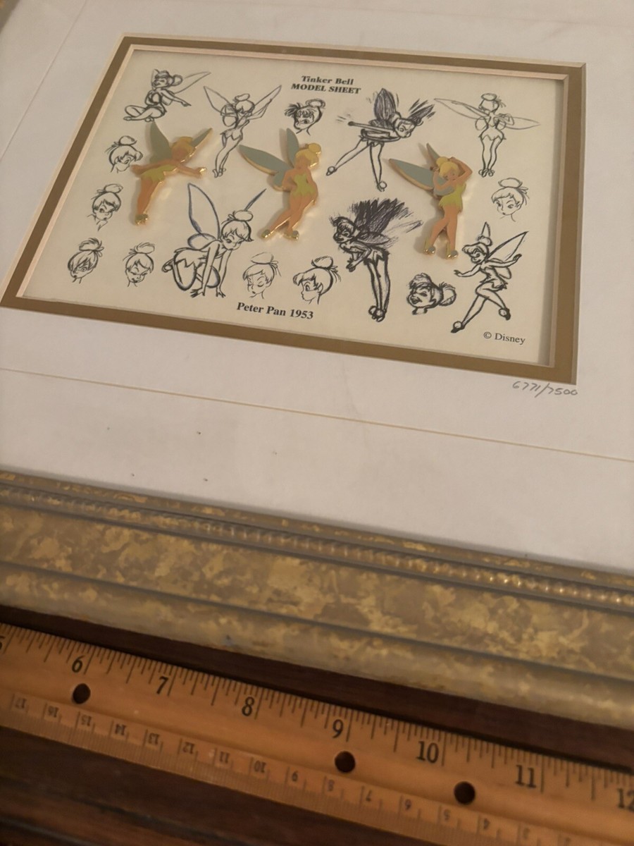 【激熱】ティンカーベル　フレームピンセット　（framed pin set） 激熱】ティンカーベル フレームピンセット （framed pin set）