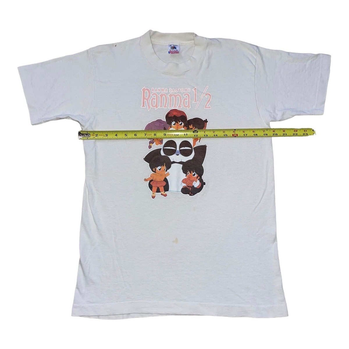 90s vtg vintage らんま 1/2 Pちゃん T shirt XL Vintage 90s Ranma 1/2 Anime Promo T Shirt Mens Size Medium