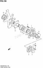 MOZZO ANTERIORE ORIGINALE SUZUKI 43441-60A20 Suzuki Vitara e Grand Vitara SQ420W