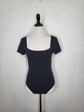 BABATON ARITZIA Contour Bodysuit Square Neck Short Sleeve Women's Medium