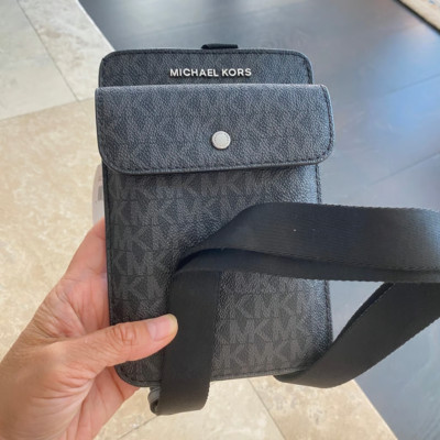 Michael Kors Accessories Signature PVC Leather Slim Phone Case