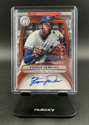2025 FERGIE JENKINS TOPPS TRIBUTE AUTOGRAPHED AUTO CARD 20/25 -CUBS