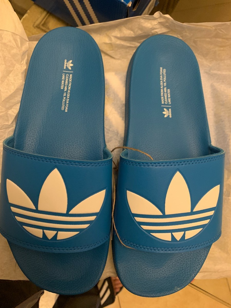 ADIDAS ORIGINALS FX5905 ADILETTE LITE BLUE TREFOIL SLIDES  display picture 1