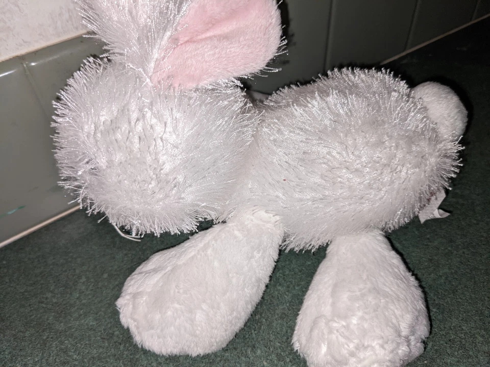 Ganz webkinz Bunny White rabbit Plush HM078 stuffed animal no code - Image 2 of 4