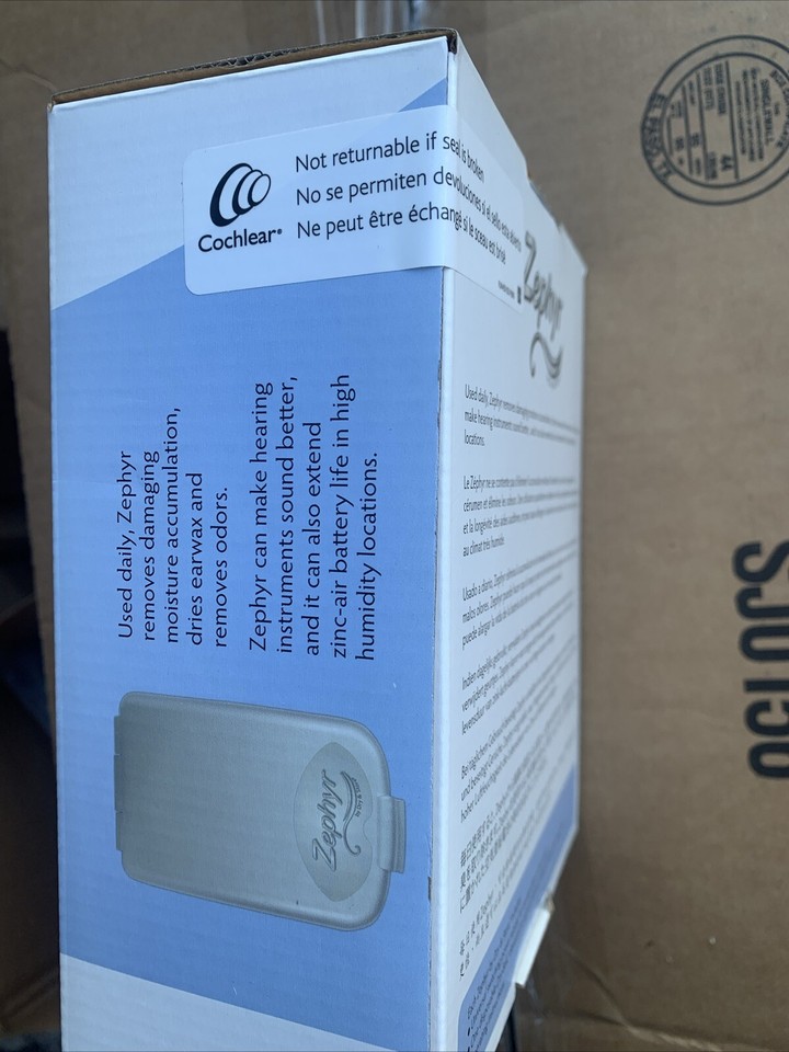 Zephyr By Dry & Store Hearing Aid Dryer Cochlear Ear Monitors New eBay