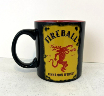 Fireball Cinnamon Whisky Coffee Mug ~ Collectible ~ Advertising