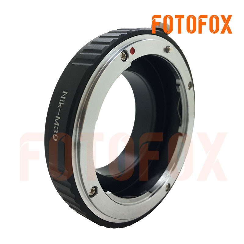 Nikon F AI manual aperture lens to Leica M39 mount L39 screw camera adapter