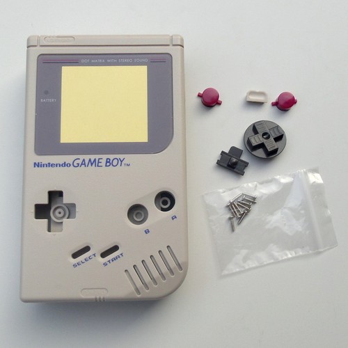 Gray OEM New Full Housing Shell for Nintendo For Gameboy Classic for GB DMG - Afbeelding 1 van 3