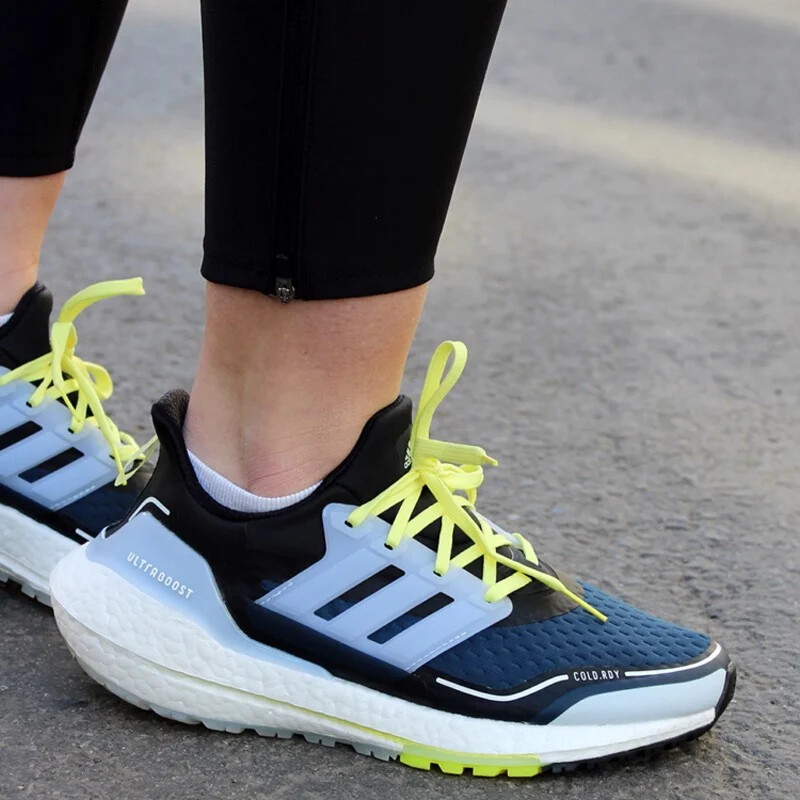 Adidas UltraBOOST 21 COLD.RDY Crew Navy/Yellow Women's Running Sneakers  S23754 | eBay