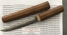 Vintage Japanese Tanto Knife Wooden Fitting