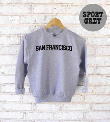 San Francisco California Moving Away Youth Sweatshirt Gift Crew Neck Long Sleeve
