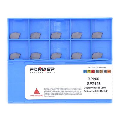 GTN-2 SP200 CNC Grooving Carbide Inserts Steel Fit for SPB226 Lathe Grooving ...