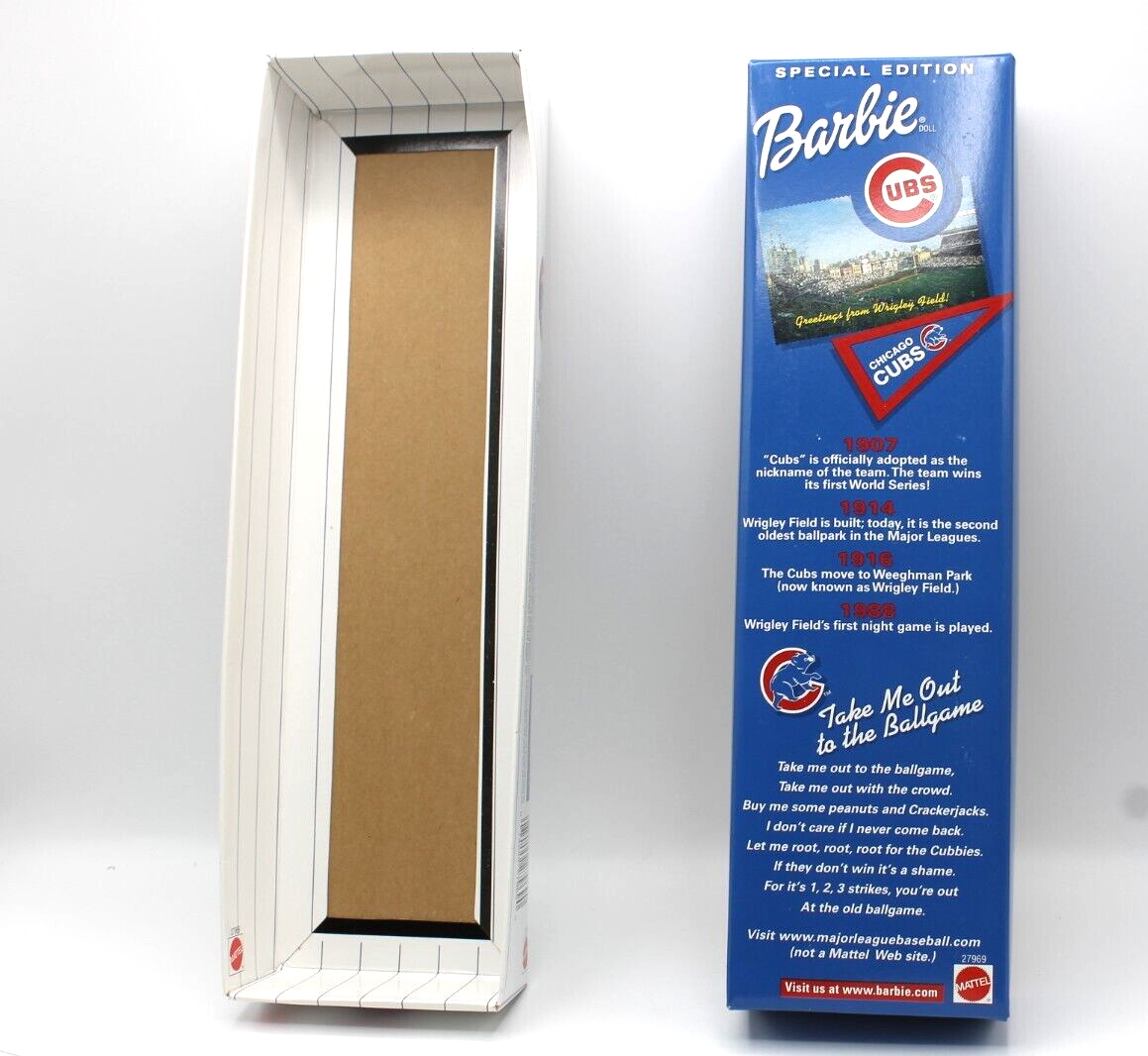 Commemorative Chicago Cubs Fan 2000 Barbie #27969 game day