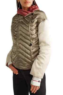 Isabel Marant Hector Silk Jacket M 38 Women Casual Winter Quilted Coat NWT 40874