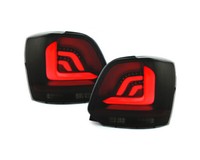 FüR VW Polo 6R 6C Original Litec LED RüCkleuchten Schwarz Dynamischer Blinker