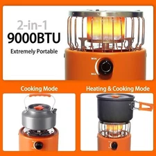 New Portable Propane Heater Stove Outdoor Camping Cooker Gas Stove Camp Tent