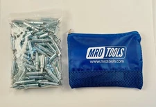 100 3/32 Zephyr Kwik-Lok Cleco Fasteners w/ Carry Bag (KZ2S100-3/32)