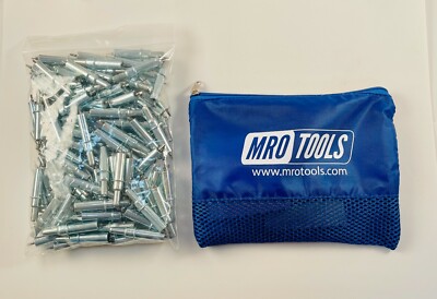 100 3/32 Zephyr Kwik-Lok Cleco Fasteners w/ Carry Bag (KZ2S100-3