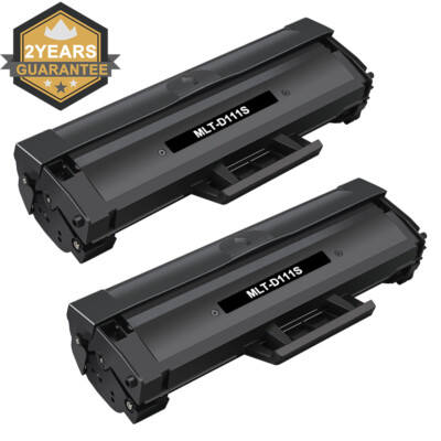 2 PK MLT-D111S Toner Cartridge For Samsung MLTD111S Xpress M2070W M2020W M2070FW