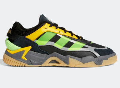 Size 12 - adidas Niteball 2 Black Signal Green 2022