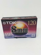 New Sealed TDK 120MP 8mm 120 Minute Premium Camcorder Video Tape