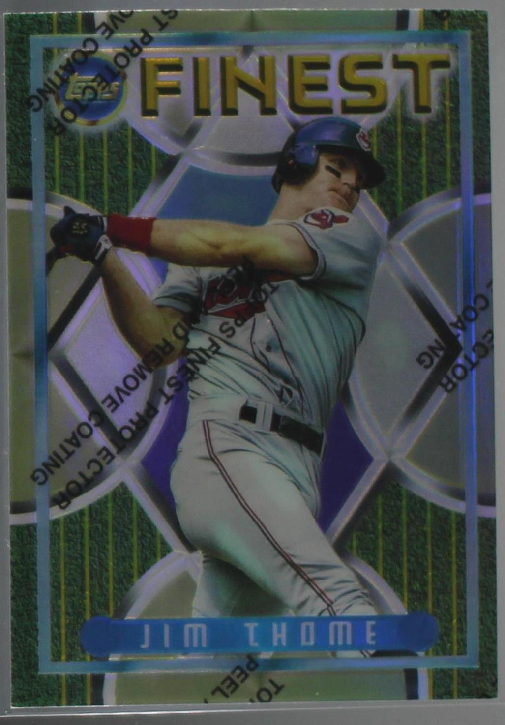 1995 Topps Finest - Jim Thome #37 Refractor w/coating