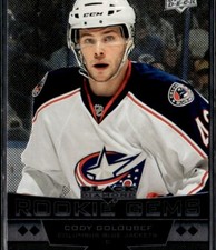 2012-13 Upper Deck Black Diamond Rookie Gems Quad Cody Goloubef Rookie #230