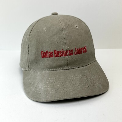 Dallas Business Journal Hat Champion Strapback Embroidered Cap Local News Promo