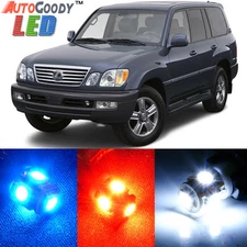 15 x Premium Xenon White LED Lights Interior Package Kit for Lexus LX470