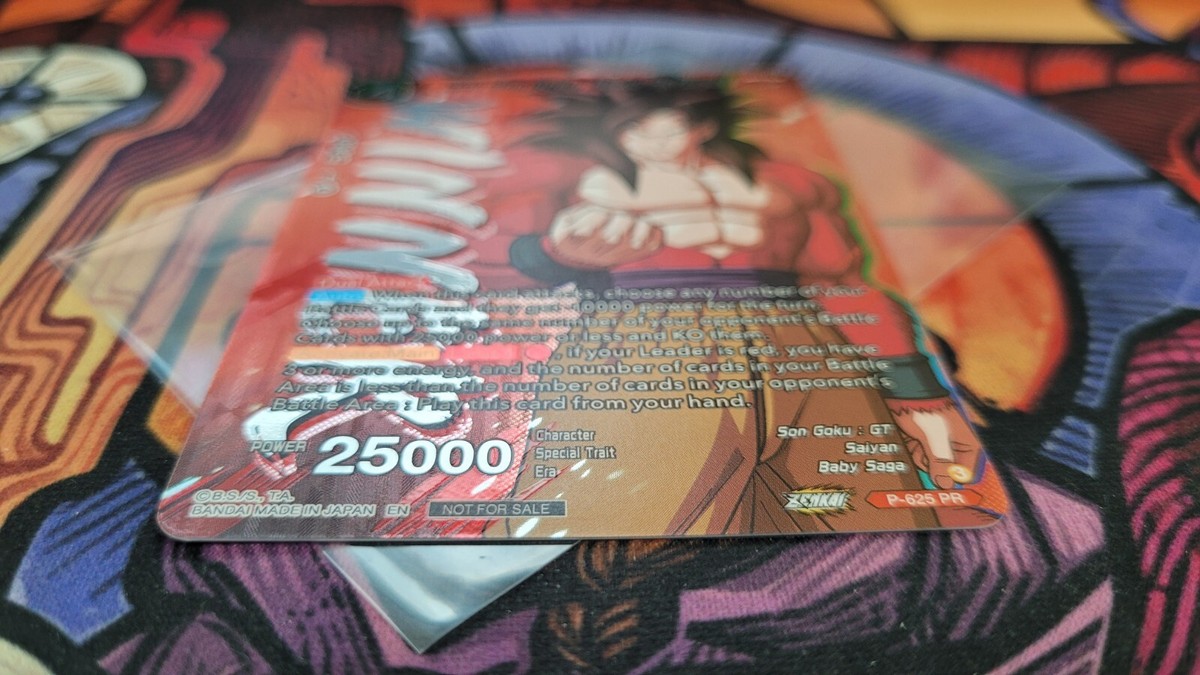 SS4 Son Goku, Rapid Reversal P-625 Tournament Pack Winner Promo