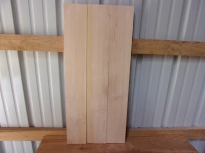  3 PC HARD MAPLE LUMBER WOOD KILN DRIED BOARDS  LOT 850A 31 1/2''X 4 5/8''X 3/4''