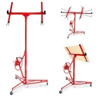 16FT Drywall Lift,150lb Capacity Heavy Duty Sheetrock Hoist w/Telescopic Arm