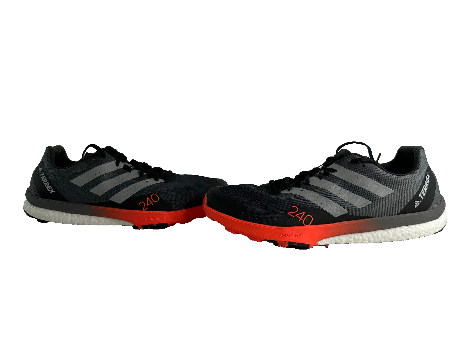 Adidas Terrex Speed Ultra Trail Running Shoes Black Orange Mens Sz 12.5 GY6113
