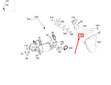 Tubo gas scarico MERCEDES-BENZ AMG GT X290 A2904920700 NUOVO ORIGINALE