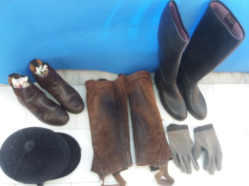 Riding accessory set: 5 items + 1 protective body