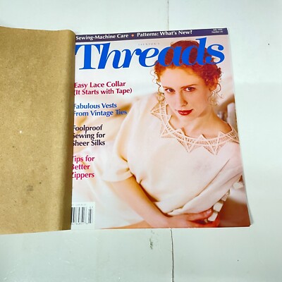 Threads Sewing back issue Magazines September 1995 #59 Machine-Sew TAUNTON'S