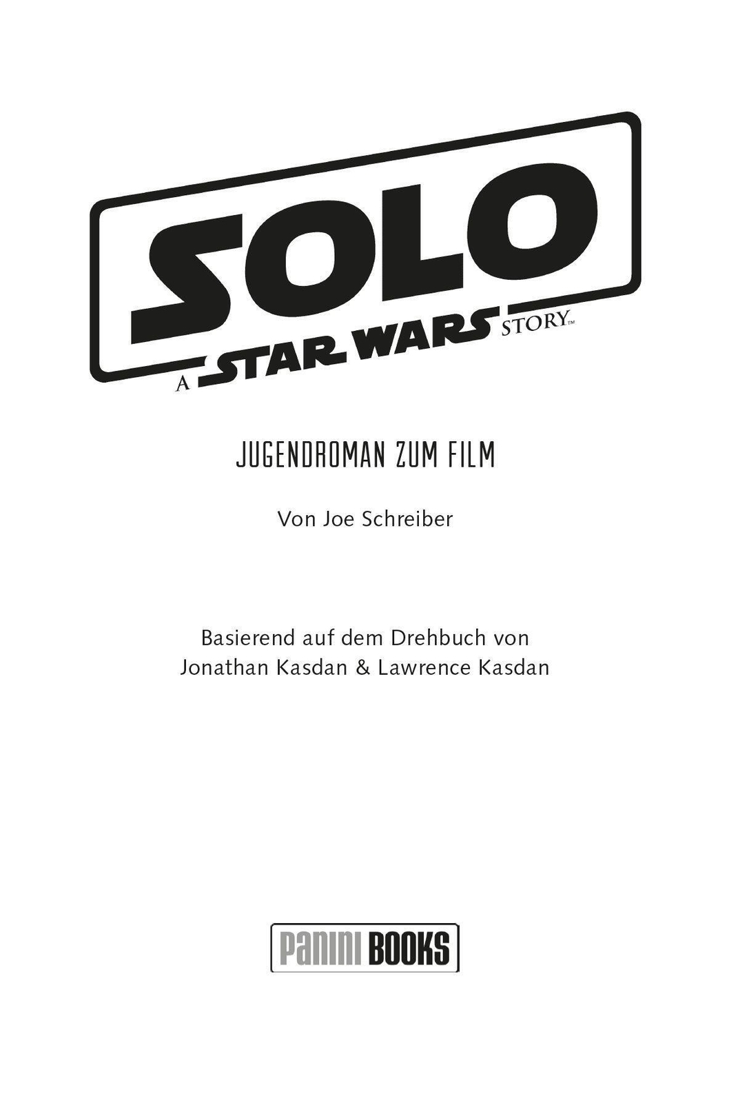 Thumbnail - Solo: A Star Wars Story (jugendroman Zum Film) | Joe Schreiber |