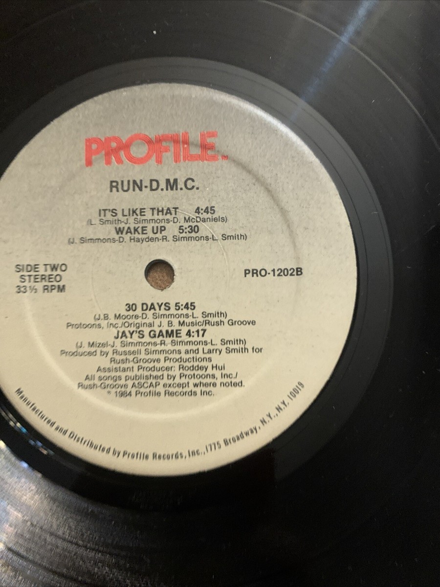 欧LP Run-DMC Run-D.M.C. 19658846461 Profile Records, Inc /00260 Lp Run-Dmc Run-D.M.C. 19658846461 Profile Records Inc /00260