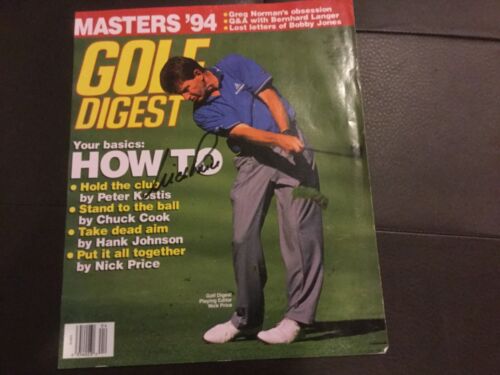 NICK PRICE Autographed Signed Golf Digest Cover PGA British Open Champion  - Picture 1 of 2