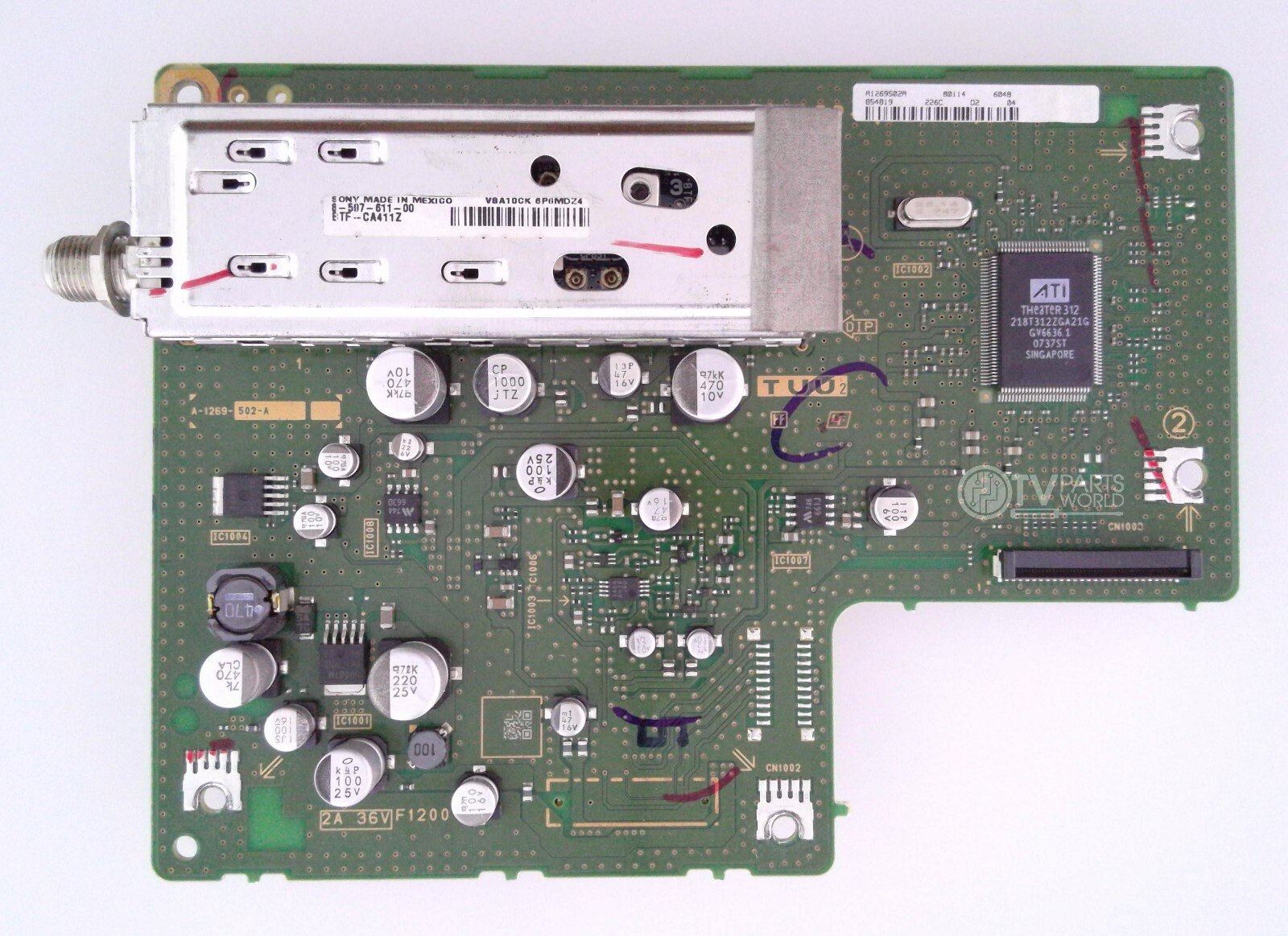 Sony KDL40XBR4 Tuner Board A1269502A 172881021, 187413721 eBay