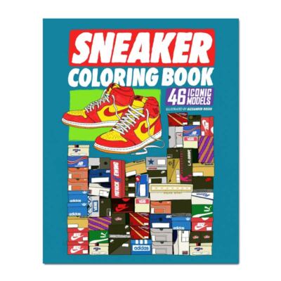 Sneaker Coloring Book - Malbuch Graffiti Pop Street Art Kids Ausmalheft
