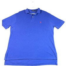 Polo Ralph Lauren Polo Shirt Classic Fit Short Sleeve Casual Blue L