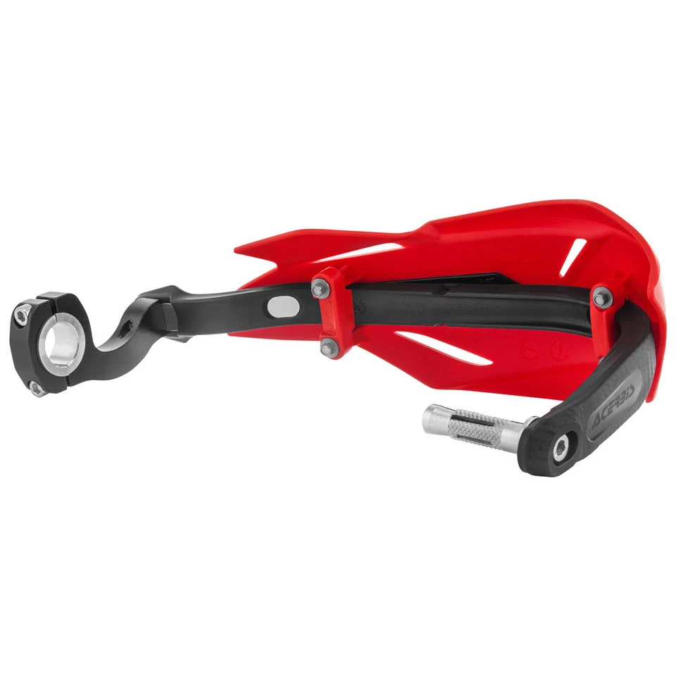 Protetores de mão Acerbis X-Factory vermelho/preto motocicleta bicicleta suja enduro 2634661018 - Imagem 2 de 2