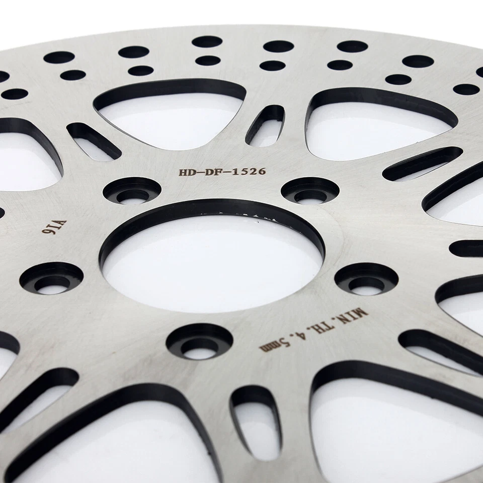 Rotores y pastillas de freno delanteros de 11,8" Electra Glide Road King Street Glide FLTRX FLTRU Foto 4 de 4