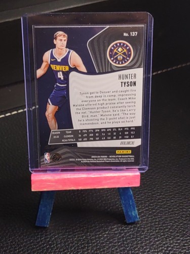 2023-24 Panini Revolution - Rookies Avalanche #137 Hunter Tyson (RC) - Picture 2 of 2