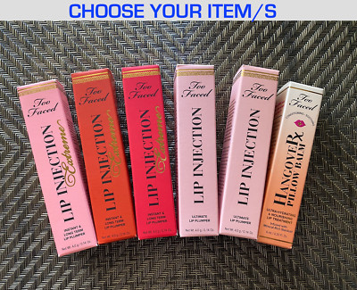 TOO FACED LIP INJECTION, HANGOVER PILLOW MAKE UP: CHOOSE  *