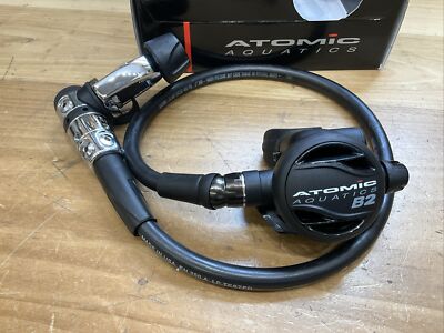 Atomic Aquatics B2 Regulator Yoke Unsealed - Black - Scuba Diving - OPEN BOX