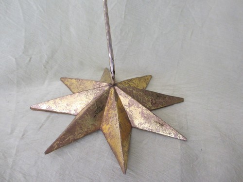 DISPLAY HOOK hanging standing STAND Christmas ornament 9" gold star base dangle - Picture 8 of 10