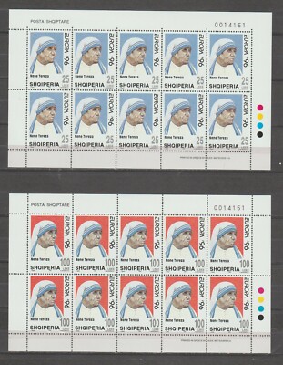 s40228 ALBANIEN 1996 POSTFRISCH ** EUROPA CEPT MSx2