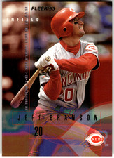 1995 Fleer #430 JEFF BRANSON Cincinnati Reds MLB Baseball